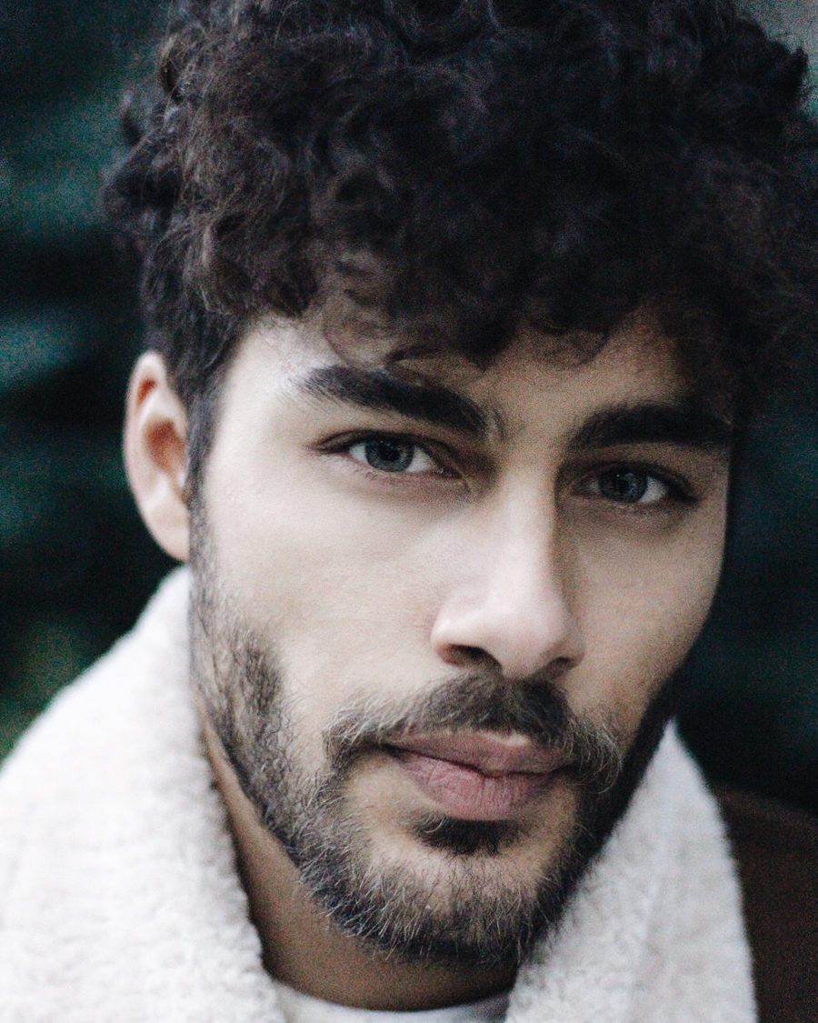 Dark Haired Male Models With Green Eyes